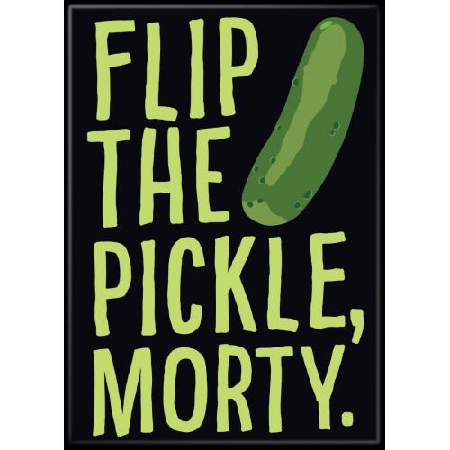 Flip the Pickle Morty Magnet