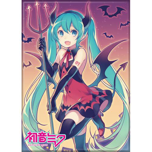 Hatsune Miku Halloween Magnet