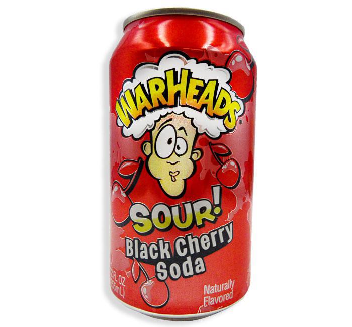 Warheads Sour! Black Cherry Soda