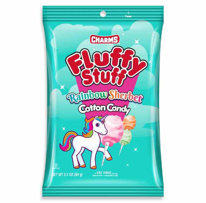 Fluffy Stuff Cotton Candy - Rainbow Sherbert