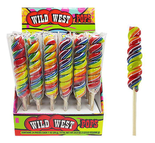 Wild West Twisty Lollipops - Large