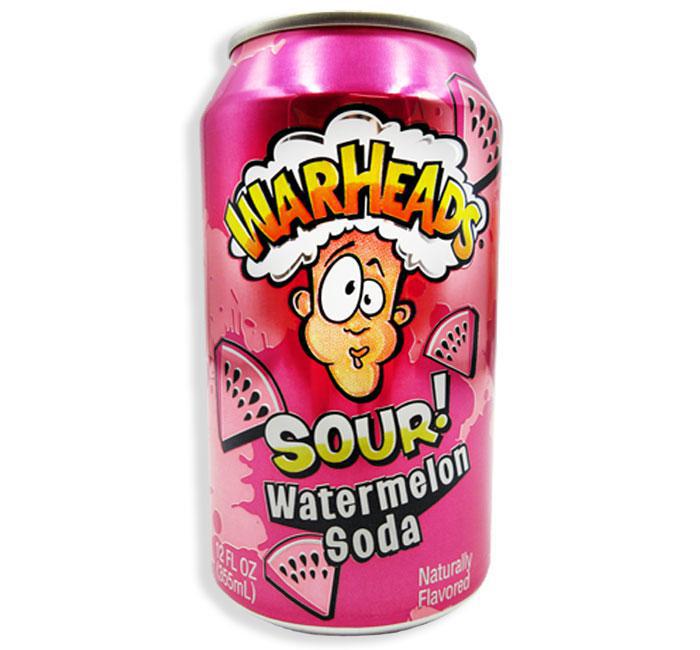 Warheads Sour! Watermelon Soda