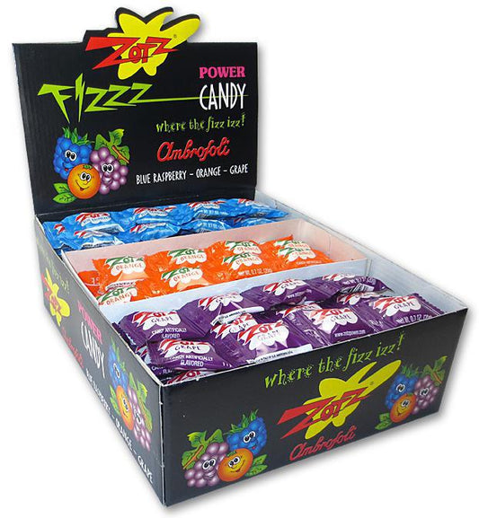 ZOTZ ASSORTED (OR, BL, PR)