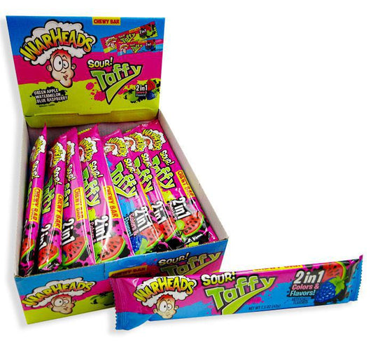 Warheads Sour Taffy Bar