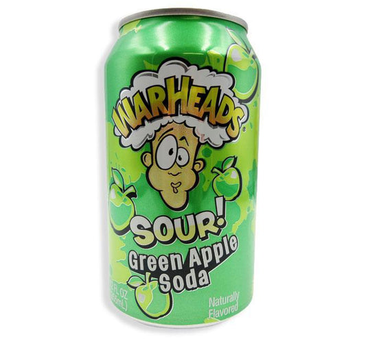 Warheads Sour! Green Apple Soda